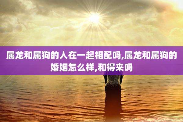 属龙和属狗的人在一起相配吗,属龙和属狗的婚姻怎么样,和得来吗