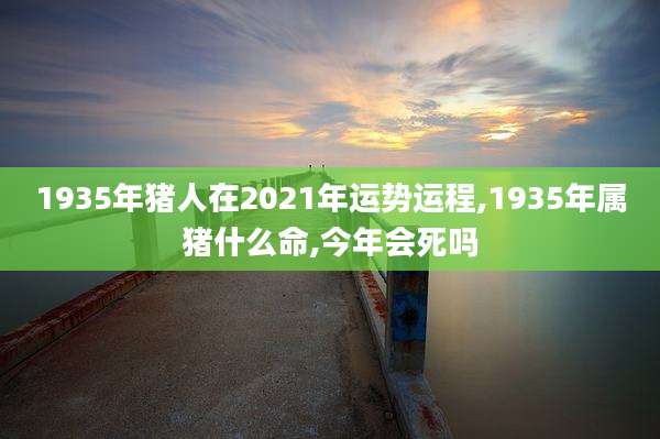 1935年猪人在2021年运势运程,1935年属猪什么命,今年会死吗