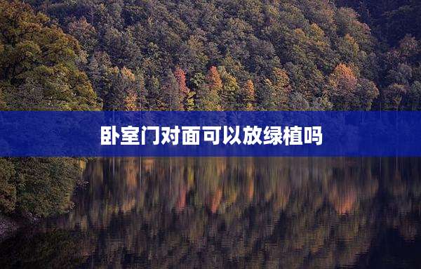 卧室门对面可以放绿植吗