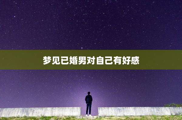 梦见已婚男对自己有好感