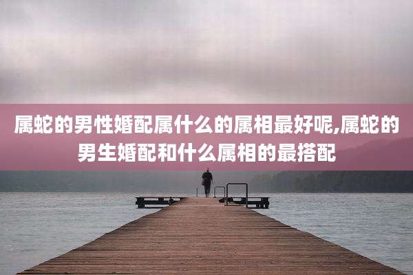 属蛇的男性婚配属什么的属相最好呢,属蛇的男生婚配和什么属相的最搭配