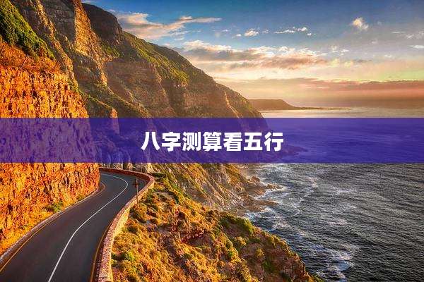 八字测算看五行