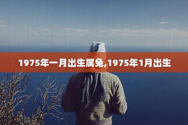 1975年一月出生属兔,1975年1月出生