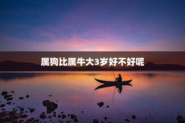 属狗比属牛大3岁好不好呢