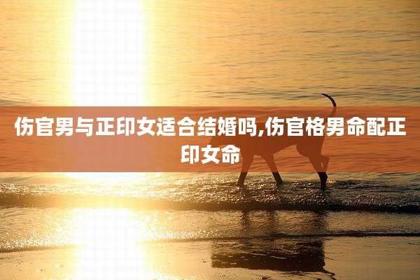 伤官男与正印女适合结婚吗,伤官格男命配正印女命