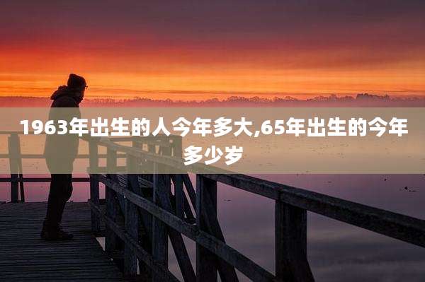 1963年出生的人今年多大,65年出生的今年多少岁
