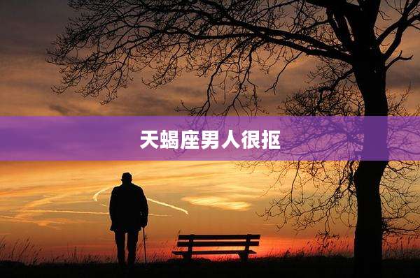 天蝎座男人很抠