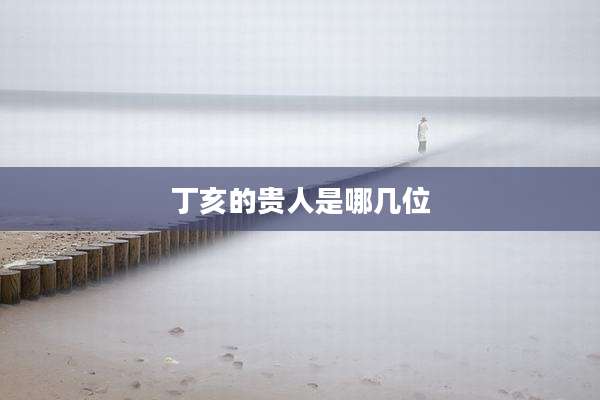 丁亥的贵人是哪几位