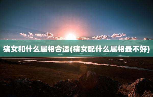 猪女和什么属相合适(猪女配什么属相最不好)