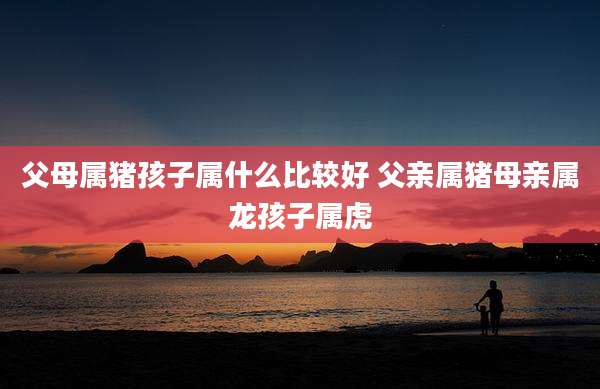 父母属猪孩子属什么比较好 父亲属猪母亲属龙孩子属虎