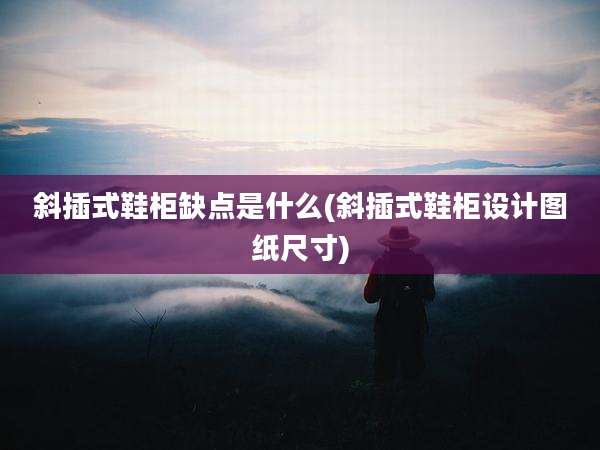 斜插式鞋柜缺点是什么(斜插式鞋柜设计图纸尺寸)