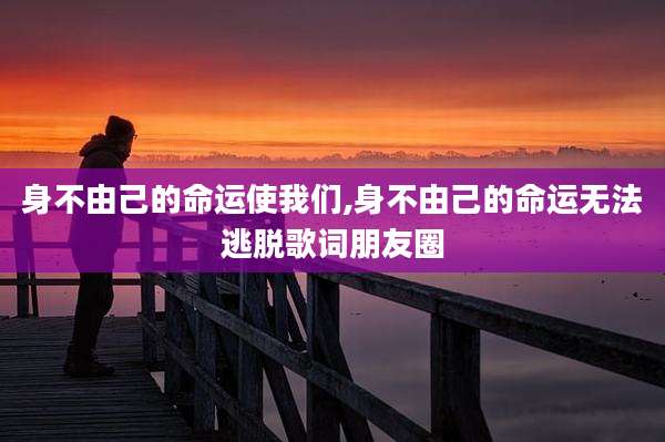 身不由己的命运使我们,身不由己的命运无法逃脱歌词朋友圈