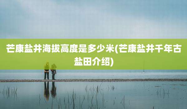 芒康盐井海拔高度是多少米(芒康盐井千年古盐田介绍)