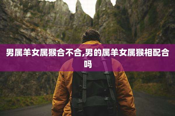 男属羊女属猴合不合,男的属羊女属猴相配合吗