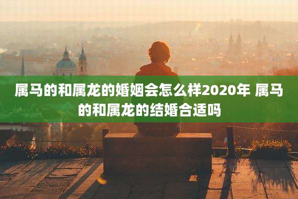属马的和属龙的婚姻会怎么样2020年 属马的和属龙的结婚合适吗
