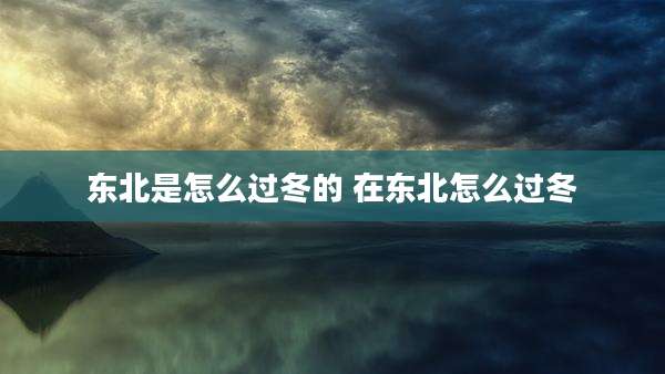 东北是怎么过冬的 在东北怎么过冬