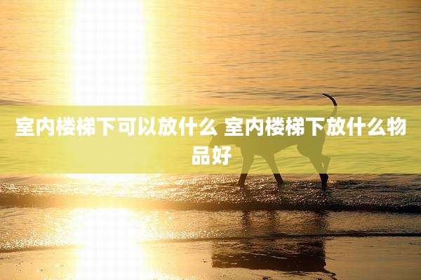 室内楼梯下可以放什么 室内楼梯下放什么物品好