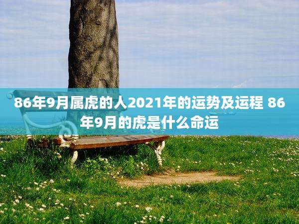 86年9月属虎的人2021年的运势及运程 86年9月的虎是什么命运