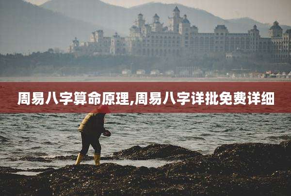 周易八字算命原理,周易八字详批免费详细