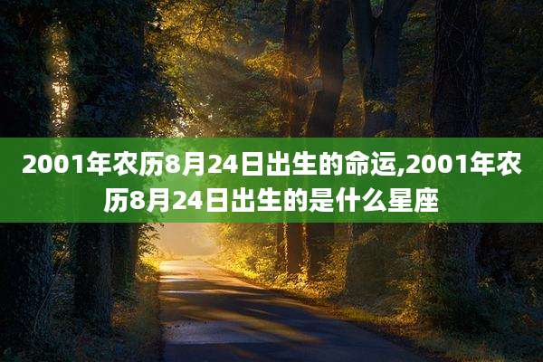 2001年农历8月24日出生的命运,2001年农历8月24日出生的是什么星座