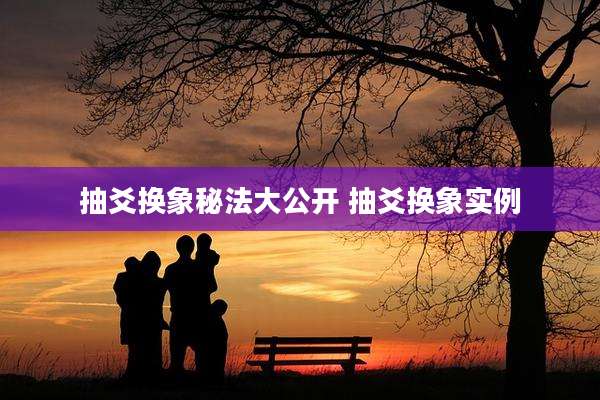 抽爻换象秘法大公开 抽爻换象实例