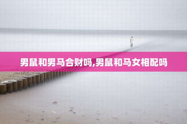 男鼠和男马合财吗,男鼠和马女相配吗
