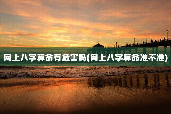 网上八字算命有危害吗(网上八字算命准不准)