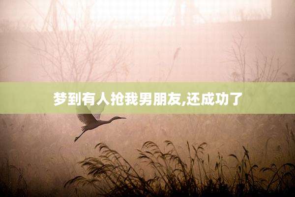梦到有人抢我男朋友,还成功了