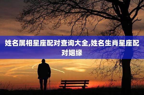 姓名属相星座配对查询大全,姓名生肖星座配对姻缘