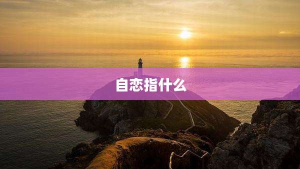 自恋指什么