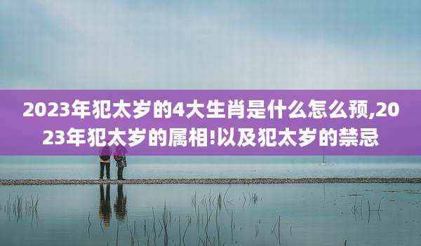 2023年犯太岁的4大生肖是什么怎么预,2023年犯太岁的属相!以及犯太岁的禁忌