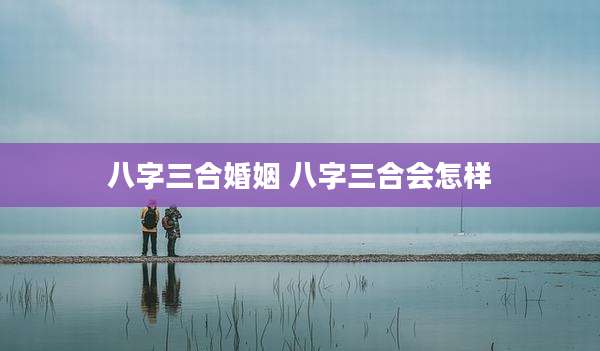 八字三合婚姻 八字三合会怎样