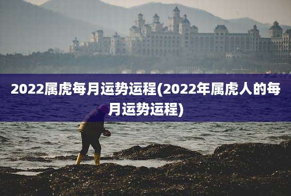 2022属虎每月运势运程(2022年属虎人的每月运势运程)