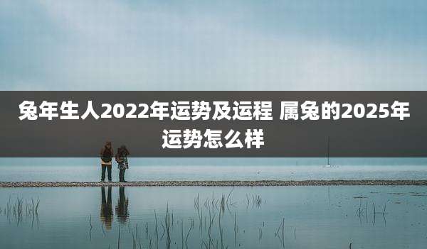 兔年生人2022年运势及运程 属兔的2025年运势怎么样