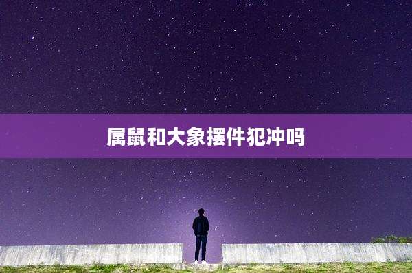 属鼠和大象摆件犯冲吗