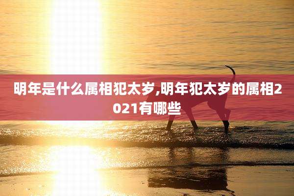 明年是什么属相犯太岁,明年犯太岁的属相2021有哪些