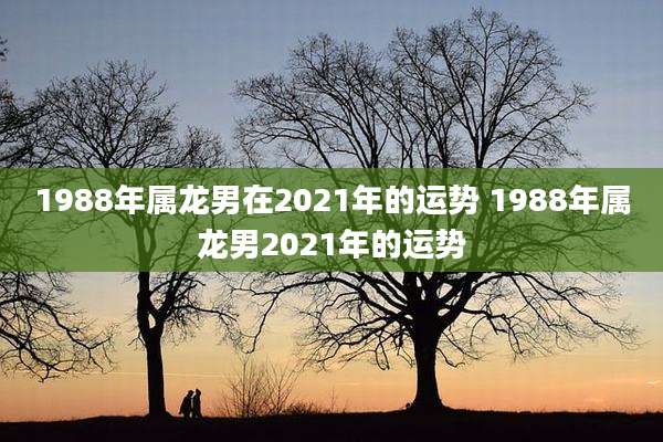 1988年属龙男在2021年的运势 1988年属龙男2021年的运势