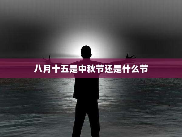 八月十五是中秋节还是什么节