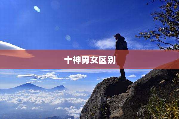 十神男女区别