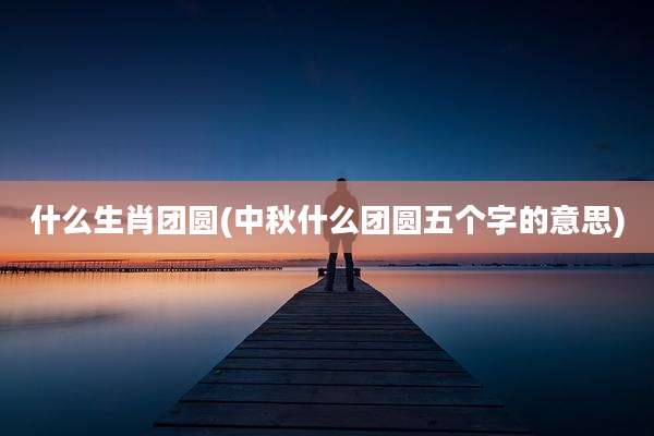 什么生肖团圆(中秋什么团圆五个字的意思)