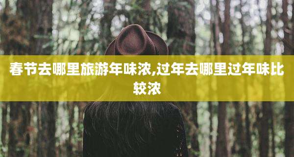 春节去哪里旅游年味浓,过年去哪里过年味比较浓