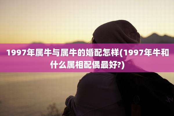 1997年属牛与属牛的婚配怎样(1997年牛和什么属相配偶最好?)