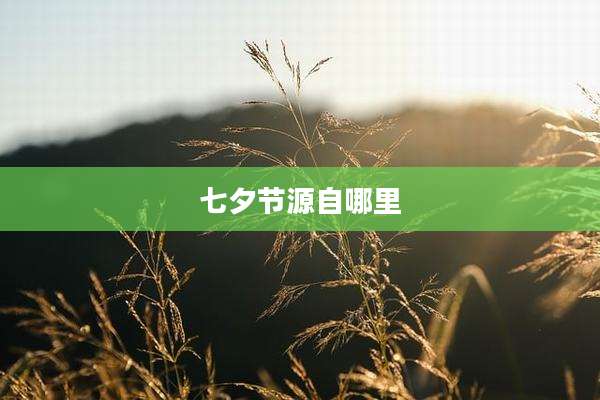 七夕节源自哪里