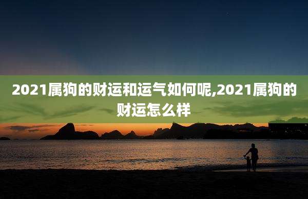 2021属狗的财运和运气如何呢,2021属狗的财运怎么样