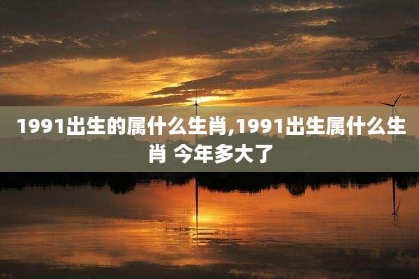 1991出生的属什么生肖,1991出生属什么生肖 今年多大了