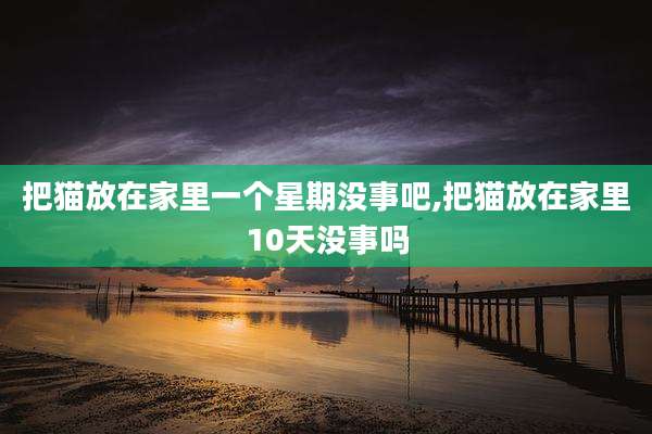 把猫放在家里一个星期没事吧,把猫放在家里10天没事吗