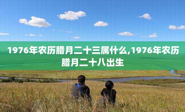 1976年农历腊月二十三属什么,1976年农历腊月二十八出生