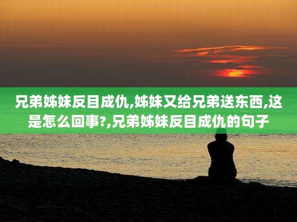 兄弟姊妹反目成仇,姊妹又给兄弟送东西,这是怎么回事?,兄弟姊妹反目成仇的句子