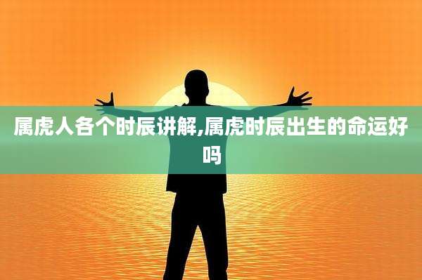 属虎人各个时辰讲解,属虎时辰出生的命运好吗