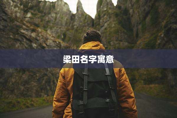 梁田名字寓意